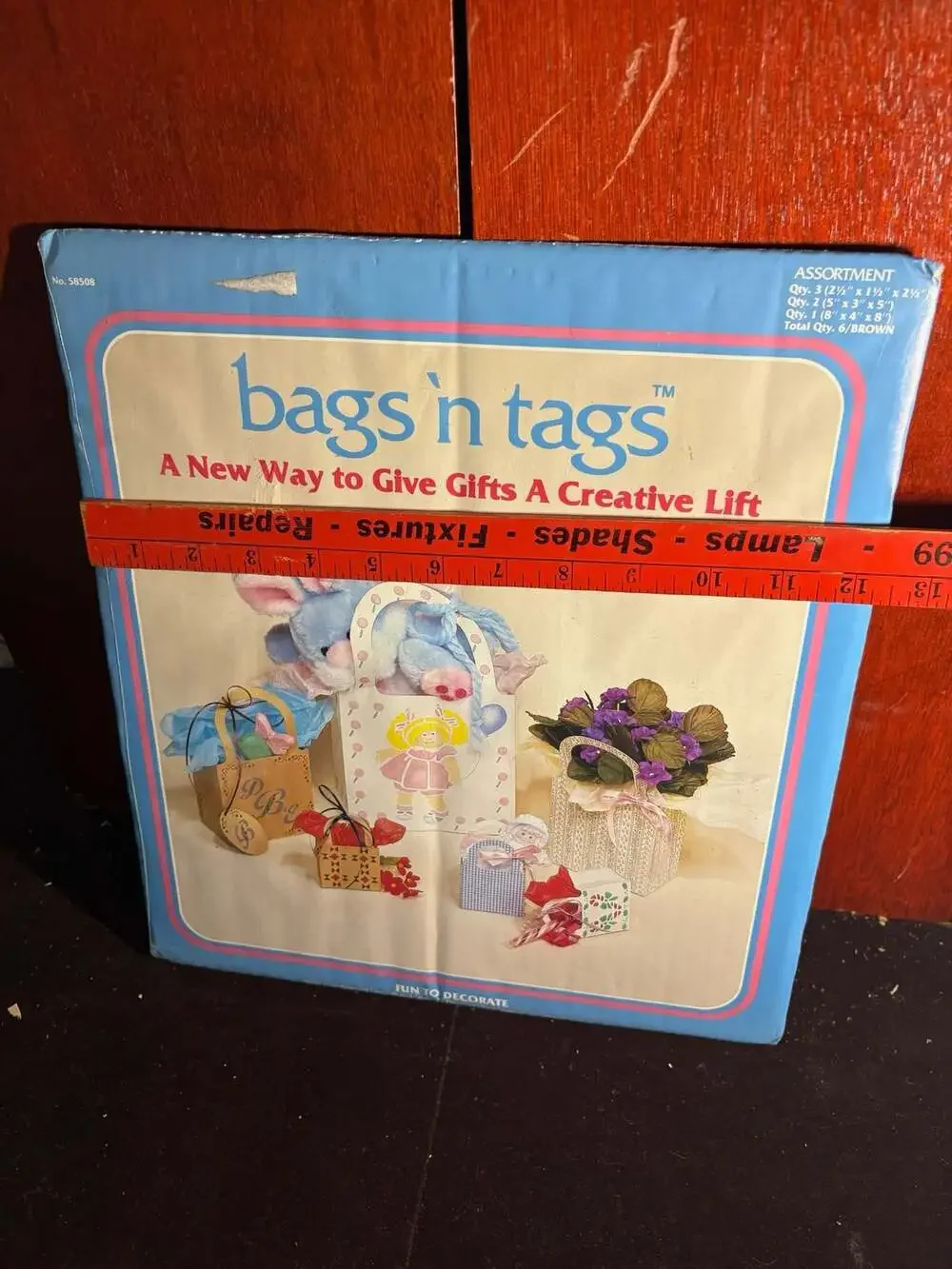 Vintage Bags N Tags Assortment Craft Kit No. 58508